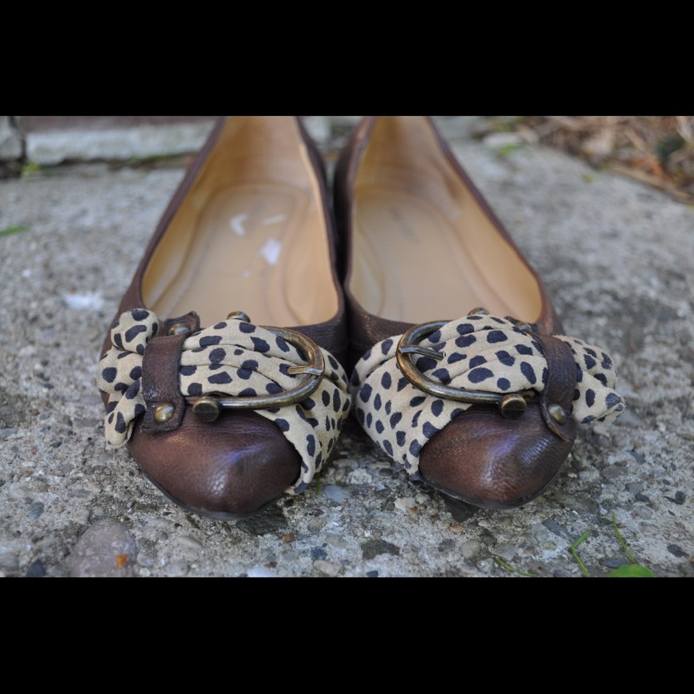 🥿 genuine LEATHER Nine West flats🥿
